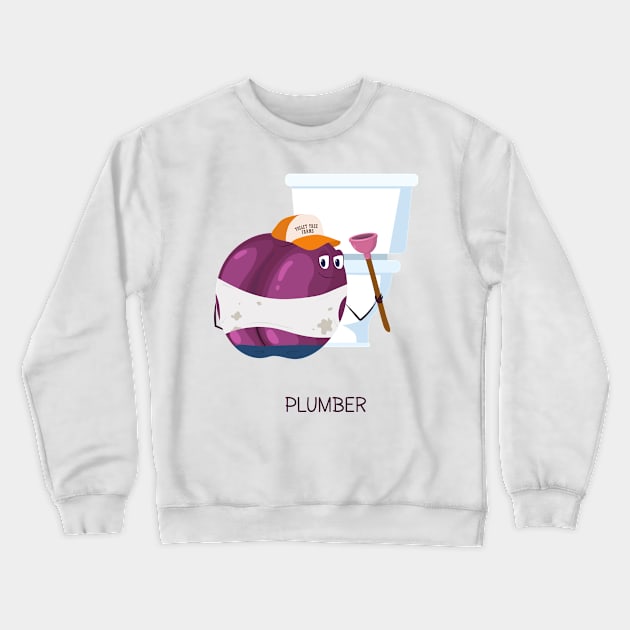 PLUMber Crewneck Sweatshirt by itsaulart